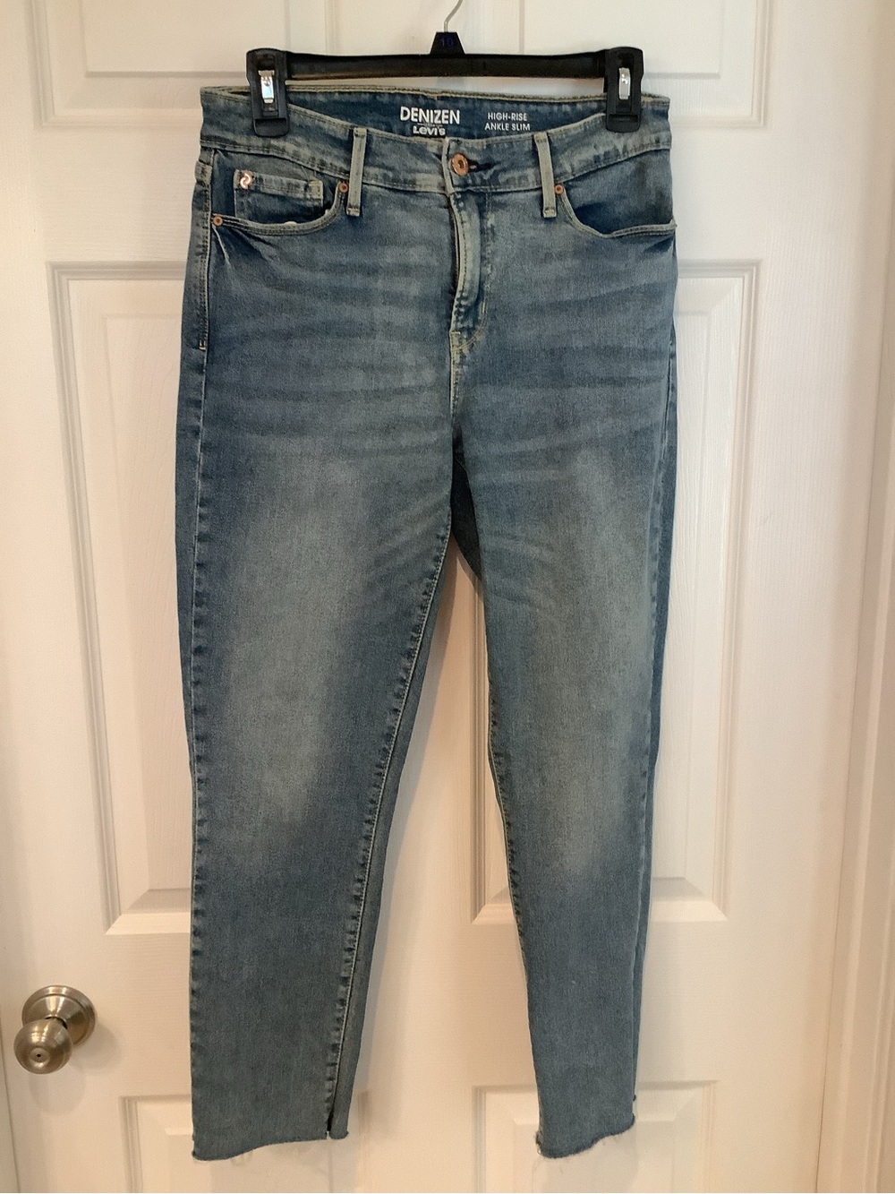 Levi's High Rise Ankle slim Crop light blue Jeans